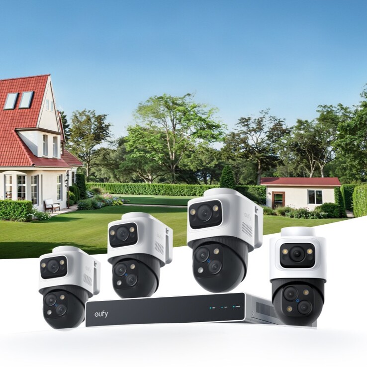Il kit del sistema di sicurezza eufy S4 Max NVR. (Fonte: eufy)