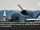 Starlink Internet potrebbe essere stato utilizzato nell'attacco alle basi aeree russe (immagine: CRUX/YouTube)