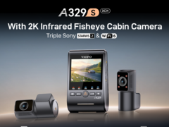 La dash cam VIOFO A329S 3CH può catturare filmati fino a 4K/60 fps (fonte: VIOFO)