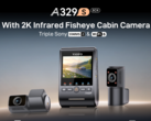 La dash cam VIOFO A329S 3CH può catturare filmati fino a 4K/60 fps (fonte: VIOFO)