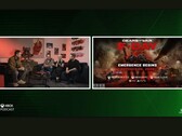 Uno screengrab del podcast di Xbox che mostra la copertina di Gears of War insieme al logo di PS5 