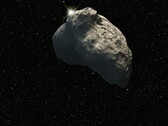 Un'impressione d'artista di un asteroide