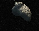 Un'impressione d'artista di un asteroide