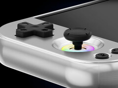 L&#039;RG477M contiene joystick a effetto Hall e un alloggiamento in alluminio CNC. (Fonte immagine: Anbernic)