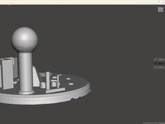 Diametro della sfera Scanbench misurato in MeshMixer