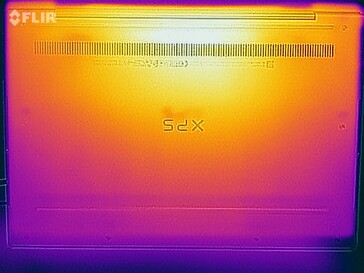 Sviluppo delle temperature sul lato superiore (stress test)