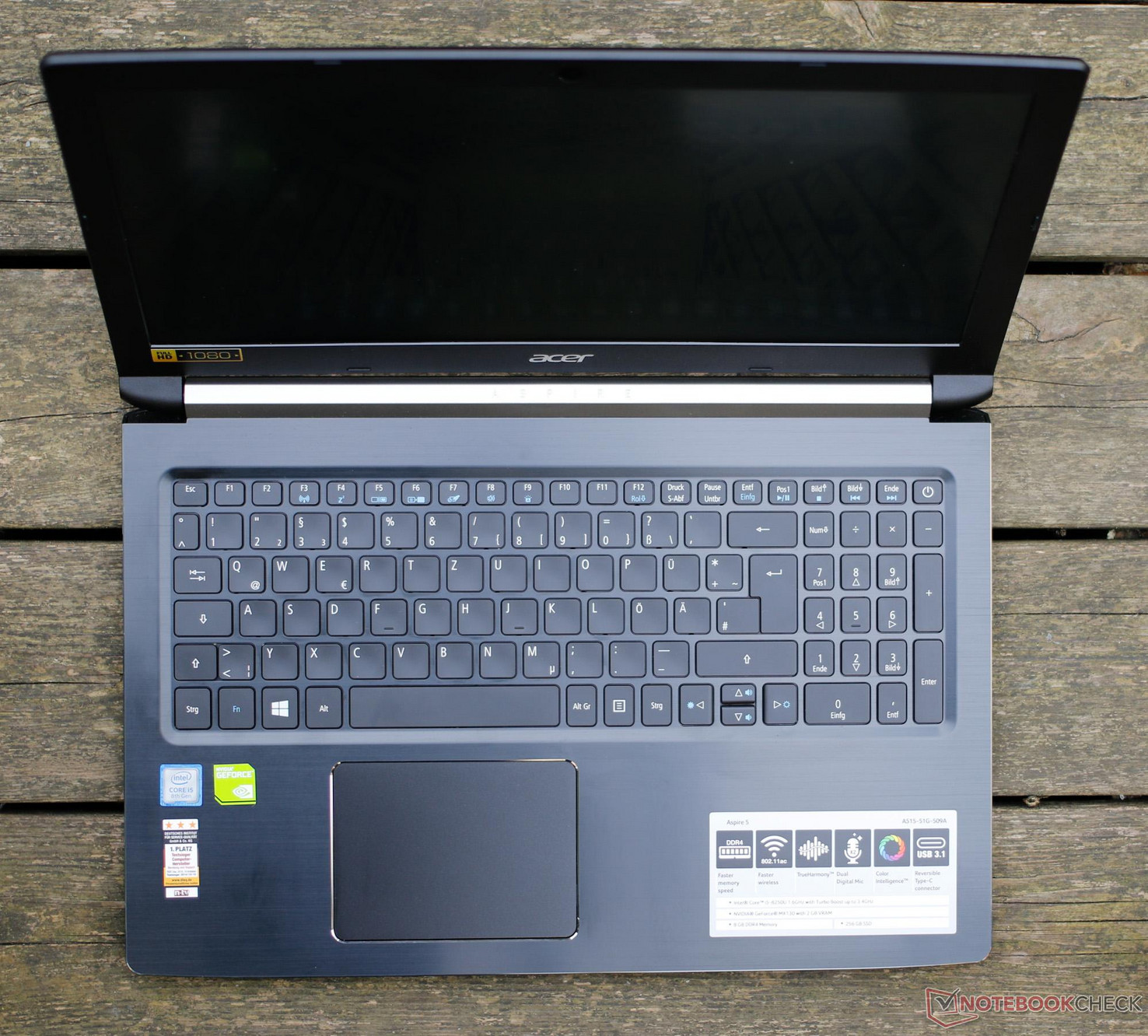 Recensione Del Portatile Acer Aspire 5 A515 51g 509a 8250u Mx130 Fhd Notebookcheck It