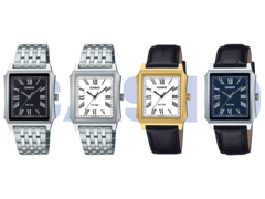 Da sinistra a destra, Casio MTP-B190D-1BV, MTP-B190D-7BV, MTP-B190GL-7BV e MTP-B190L-2BV. (Fonte immagine: Casio)