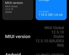 Dettagli della MIUI 12.5.10 su Xiaomi Mi 10T Pro, aggiornamento disponibile a metà dicembre 2021 (Fonte: Proprietario)