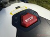 Unità di controllo sulla parte superiore del robot tagliaerba.