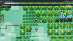 PokeDaisy gioca a un gioco Pokémon con overlay aggiuntivi sullo schermo