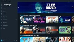 La schermata iniziale di Amazon Prime Video