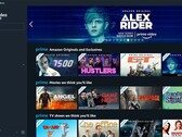 La schermata iniziale di Amazon Prime Video