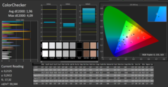 CalMAN: ColorChecker - calibrato