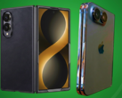 Custodia Galaxy Z Fold 8 Wide trapelata (a sinistra) vs modello di design iPhone Ultra trapelato (a destra).