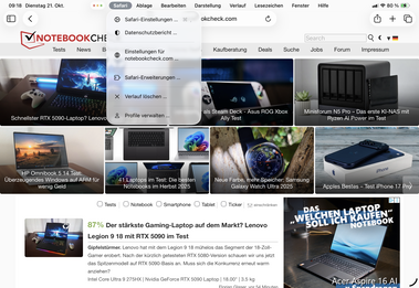 iPadOS 26 è ora dotato di una barra dei menu (fonte: Notebookcheck)