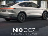L'EC7 ha un coefficiente di resistenza aerodinamica record per un SUV pari a 0,23 (immagine: NIO)