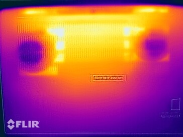 Test di stress delle temperature superficiali (in basso)