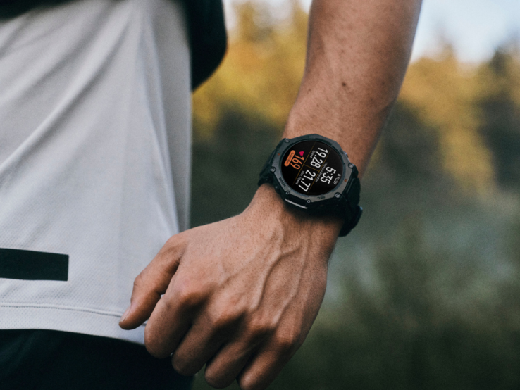 Lo smartwatch Amazfit T-Rex 3 Pro (versione da 48 mm). (Fonte: Amazfit)