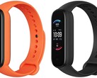 Amazon customers can pre-order the Amazfit Band 5 in orange or black. (Image source: Amazon/Huami - edited)
