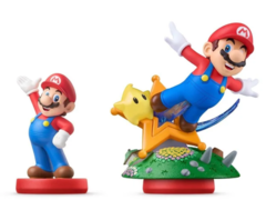 Un confronto in scala tra il vecchio Amiibo di Mario e il nuovo Amiibo di Super Mario Galaxy con Luma (fonte immagine: r/amiibo)