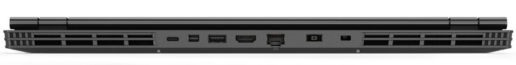 Lato Posteriore: USB 3.1 Gen 1 Type-C, mini DisplayPort, USB 3.1 Gen 1 Type-A, HDMI, Gigabit LAN, alimentazione, slot Kensington