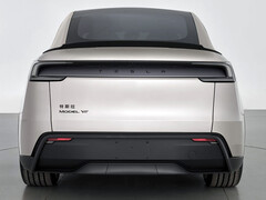 Il logo Tesla Model Y L è stilizzato per alludere a un SUV a tre file. (Fonte: MIIT)