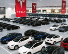 L'hub di consegna a Fremont (immagine: Tesla)