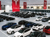 L'hub di consegna a Fremont (immagine: Tesla)