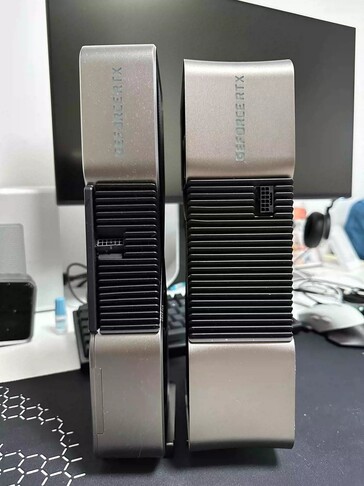 Design del radiatore Nvidia Titan Ada (immagine via @ExperteVallah)