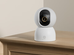 La Smart Camera C701 costa 59,99 euro nell&#039;UE. Nella foto: la telecamera di sicurezza installata in posizione verticale. (Fonte: Xiaomi)