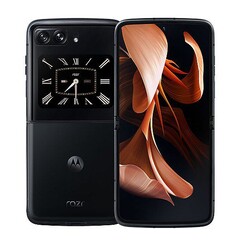 Il Moto Razr 2022 ha perso l&#039;iconico mento dei precedenti Razr. (Fonte: Motorola)