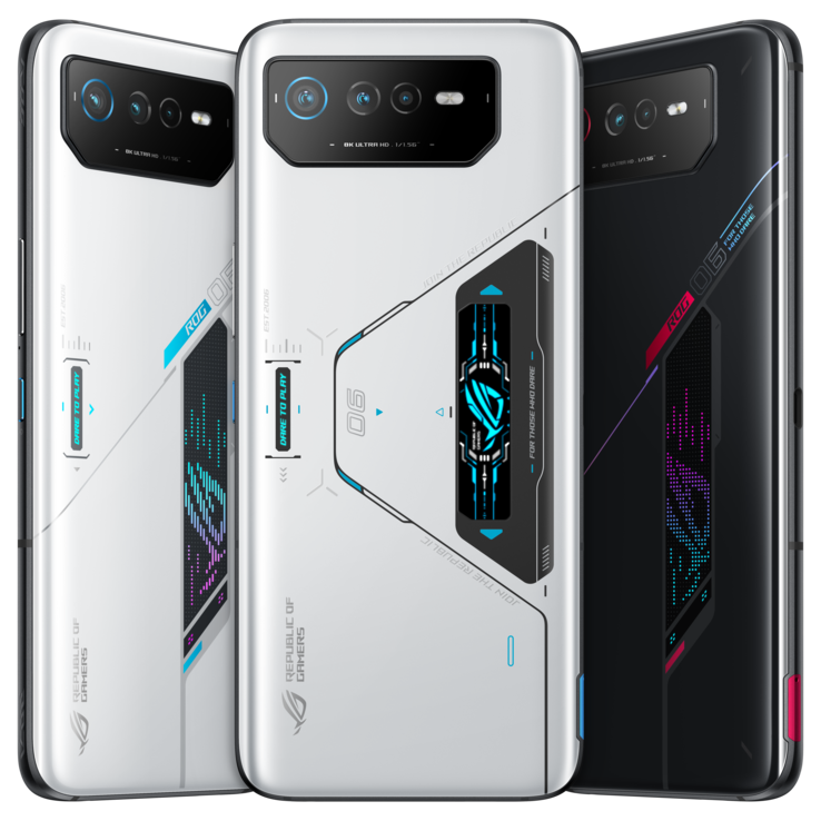 Asus ROG Phone 6 e ROG Phone 6 Pro (immagine da Asus)