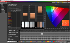 ColorChecker prima della calibrazione