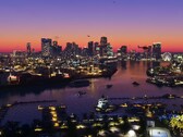 Una scena ambientata a Vice City in GTA 6.