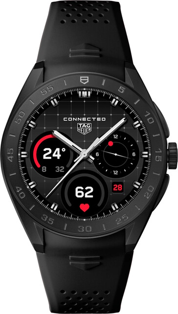 La variante in titanio è disponibile anche in nero. (Fonte: Tag Heuer)