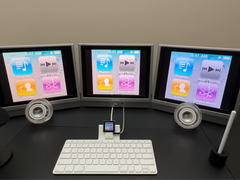 Un'immagine della configurazione completa iPod Nano/3 monitor.