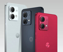 Il Moto G84 5G nei tre colori di lancio. (Fonte: @evleaks)