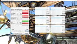 Informazioni di sistema durante un benchmark di Unigine Heaven 4.0