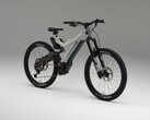Il concept di bicicletta elettrica Honda e-MTB ha un telaio insolito con un forcellone. (Fonte: Honda)