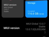Dettagli della MIUI 13.0.7 su Xiaomi Mi 10T Pro (Fonte: Own)