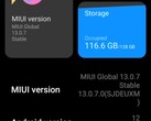 Dettagli della MIUI 13.0.7 su Xiaomi Mi 10T Pro (Fonte: Own)