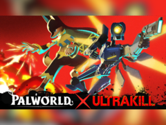 Uno screengrab dell&#039;annuncio di Palworld x Ultrakill (fonte: Palworld)