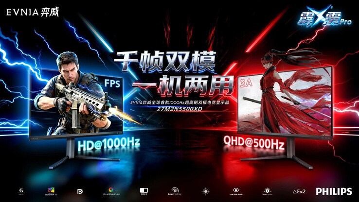 I punti salienti di Philips Evnia 27M2N5500XD. (Fonte: Philips via IT Home)