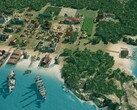 Un'immagine che raffigura una città nella Repubblica dei Pirati.
