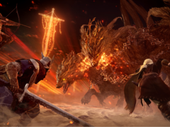 Una schermata dei giocatori che combattono contro un Signore della Notte in Elden Ring Nightreign (fonte immagine: SteamDB)