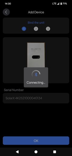 Collegamento di SolarX 4K