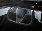 L'eliminazione dei comandi fisici dei tergicristalli a favore dei pulsanti sul volante è stata accusata di aver fatto calare i punteggi di J.D. Power. (Fonte: Tesla)