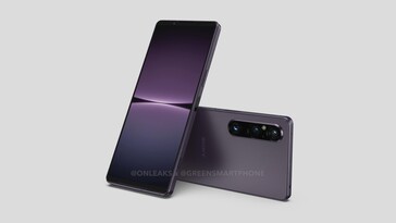 Xperia 1 V (Fonte immagine: GreenSmartphones/@OnLeaks)