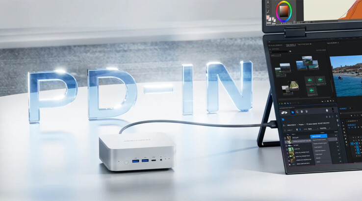 Minisforum AI X1 può essere alimentato dalle sue porte USB4, a differenza di molti mini-PC moderni. (Fonte: Minisforum)
